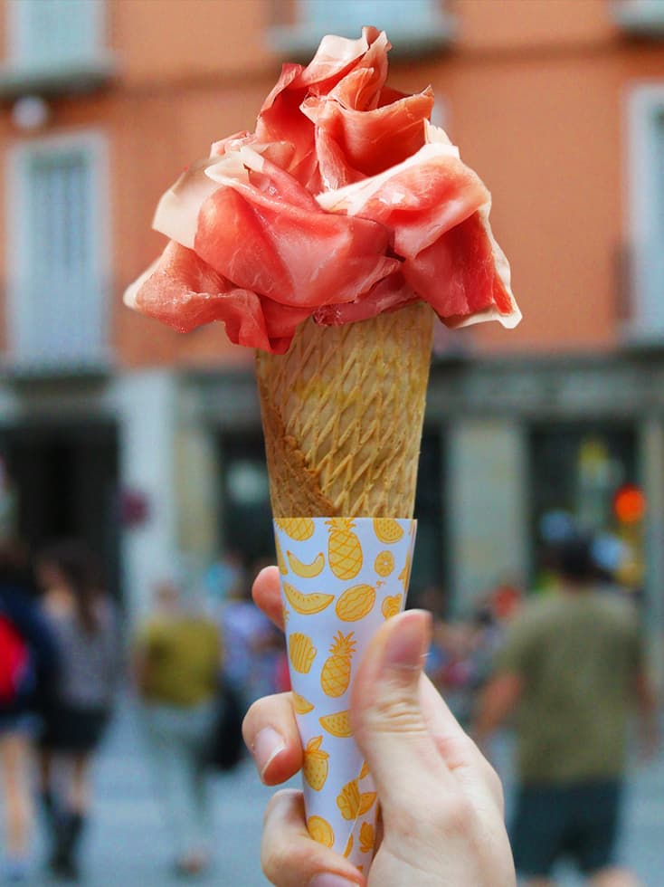 GLACE AU JAMON SERRANO