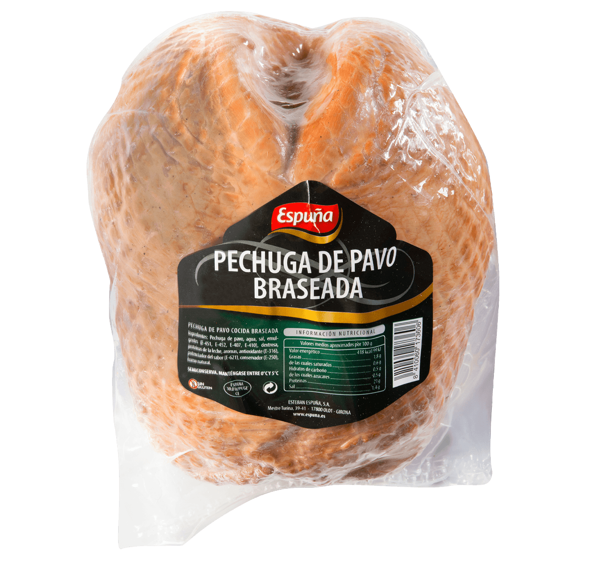 Pechuga de pavo braseada