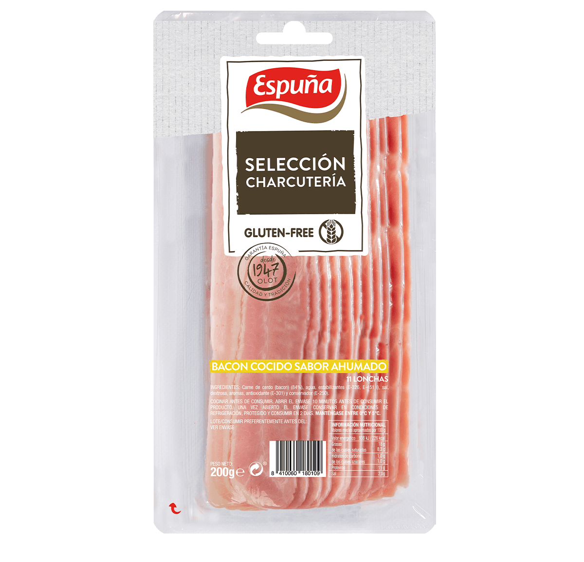 Bacon lonchas 200g