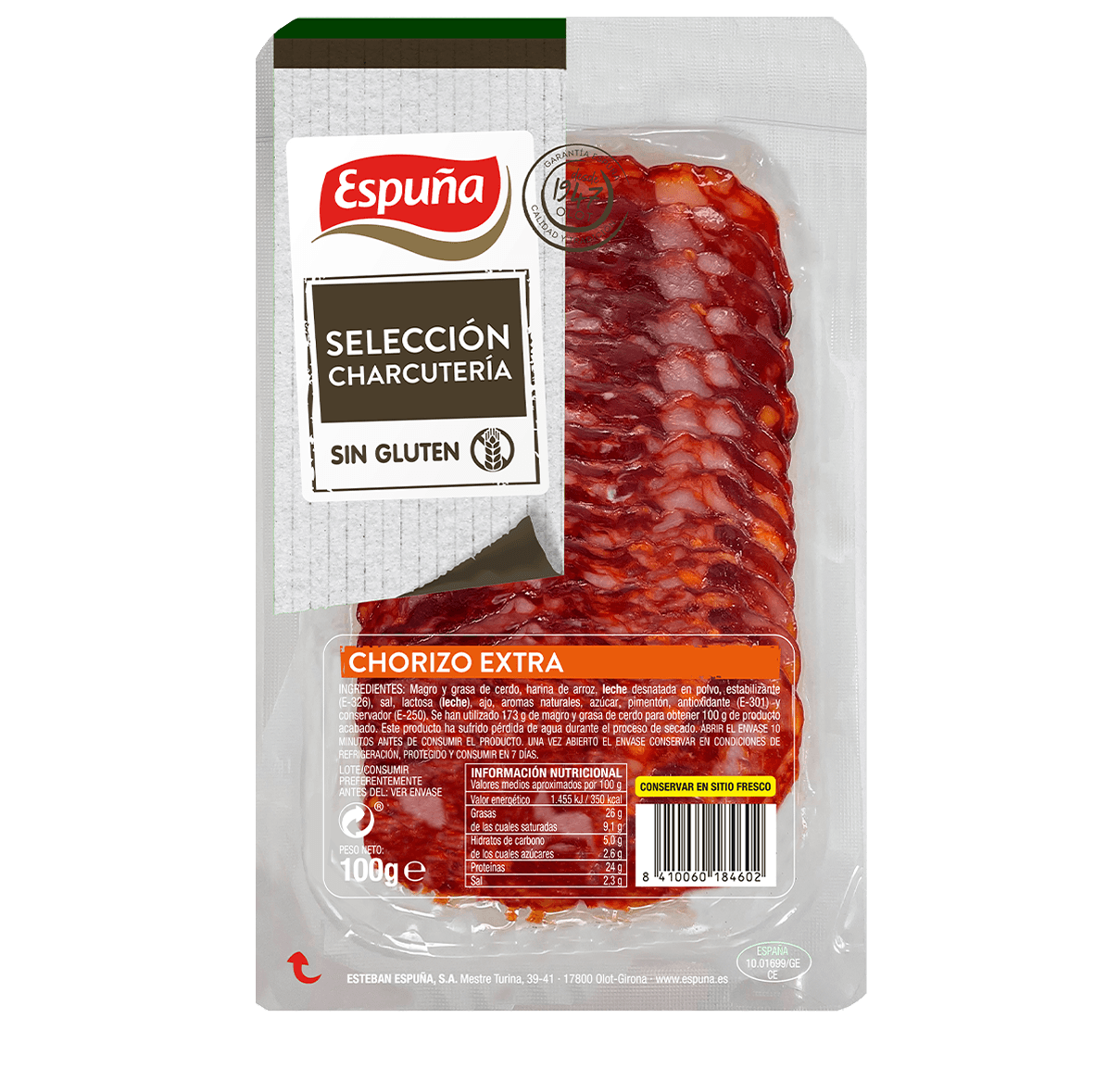 Chorizo lonchas 100g