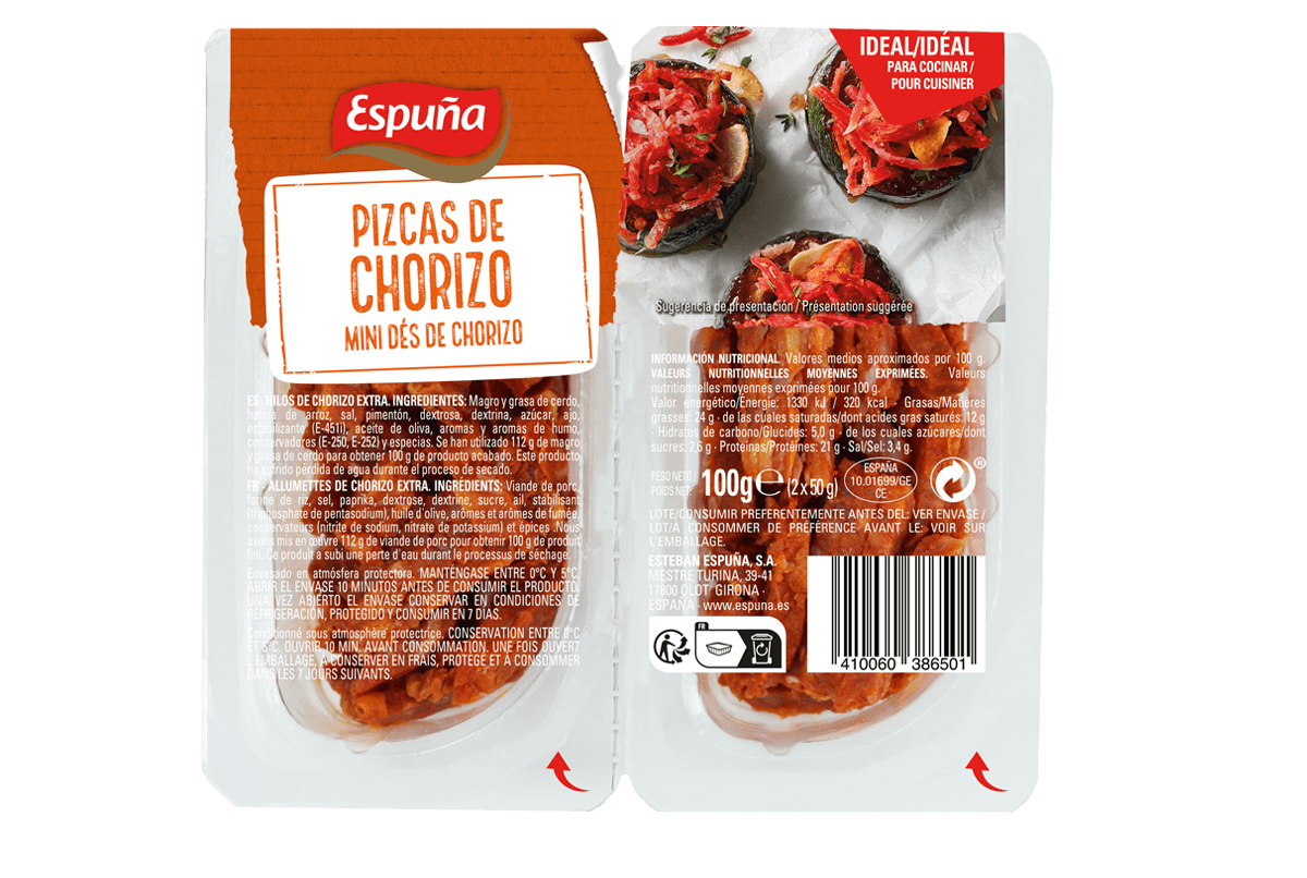 Hilos de chorizo 2x50g