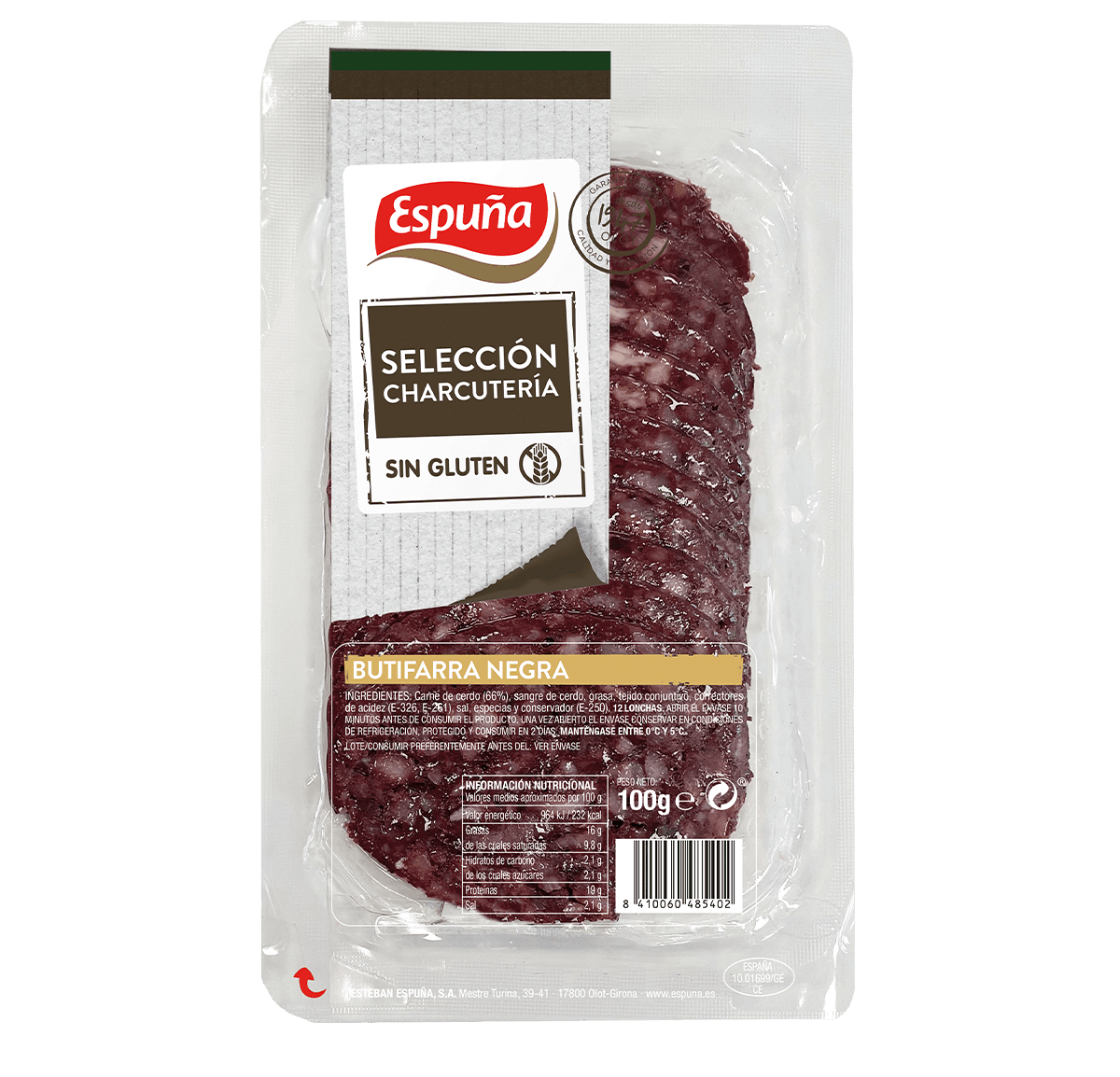 Butifarra negra lonchas 100g