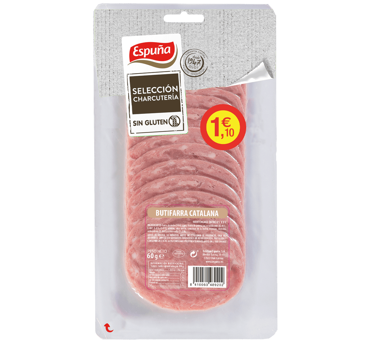 Butifarra catalana 60g - flash