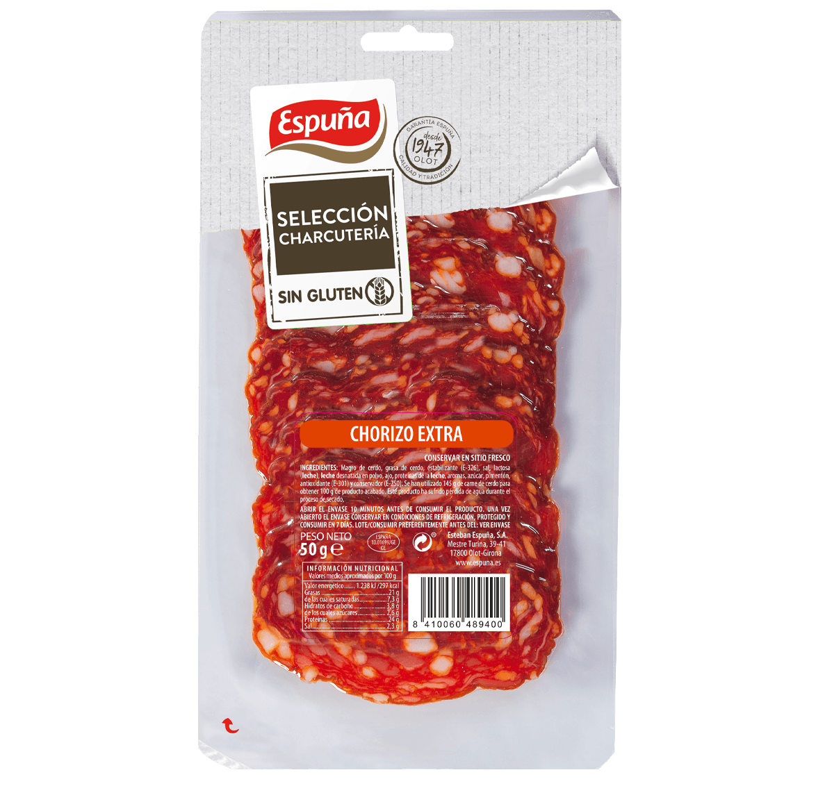 Chorizo lonchas 50g