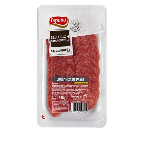 Longaniza de payés lonchas 50g