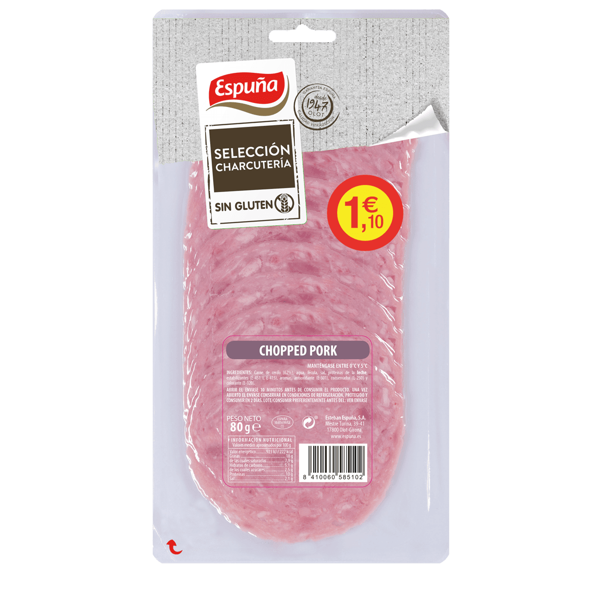 Chopped pork 80g - flash