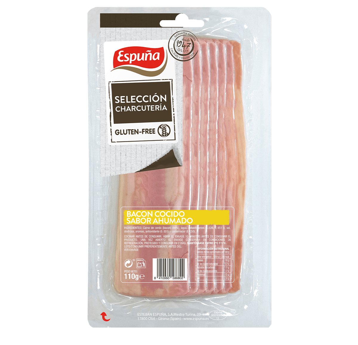 Bacon lonchas 110g