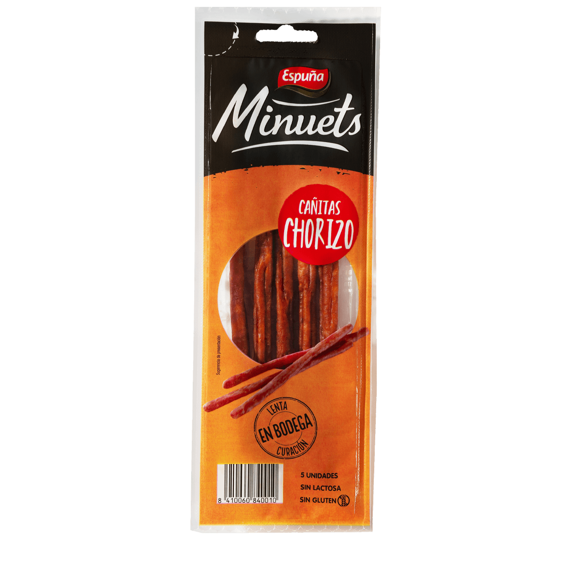 Minuets cañitas chorizo 50g