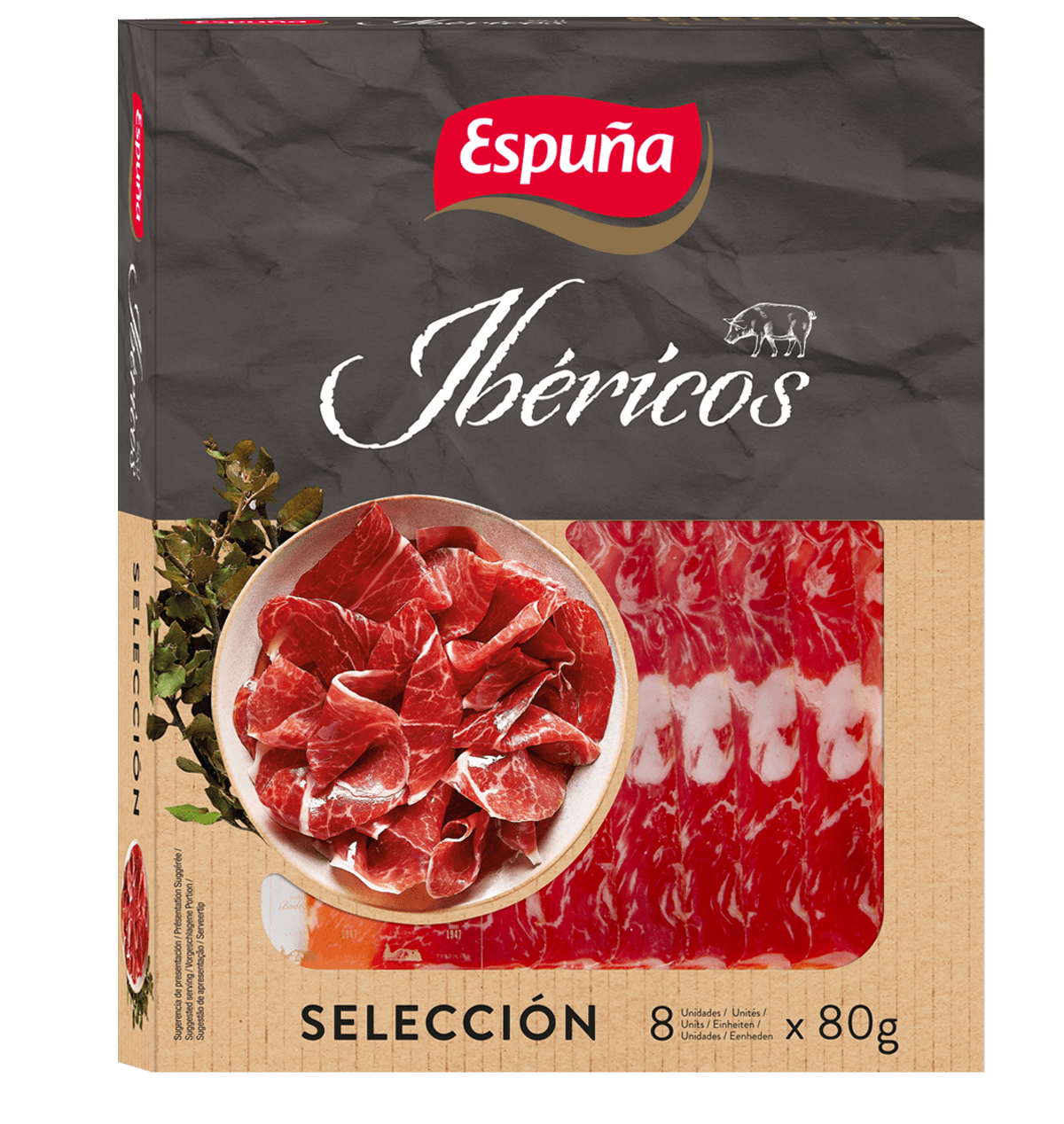 Espuña ibéricos baiona 8x80g